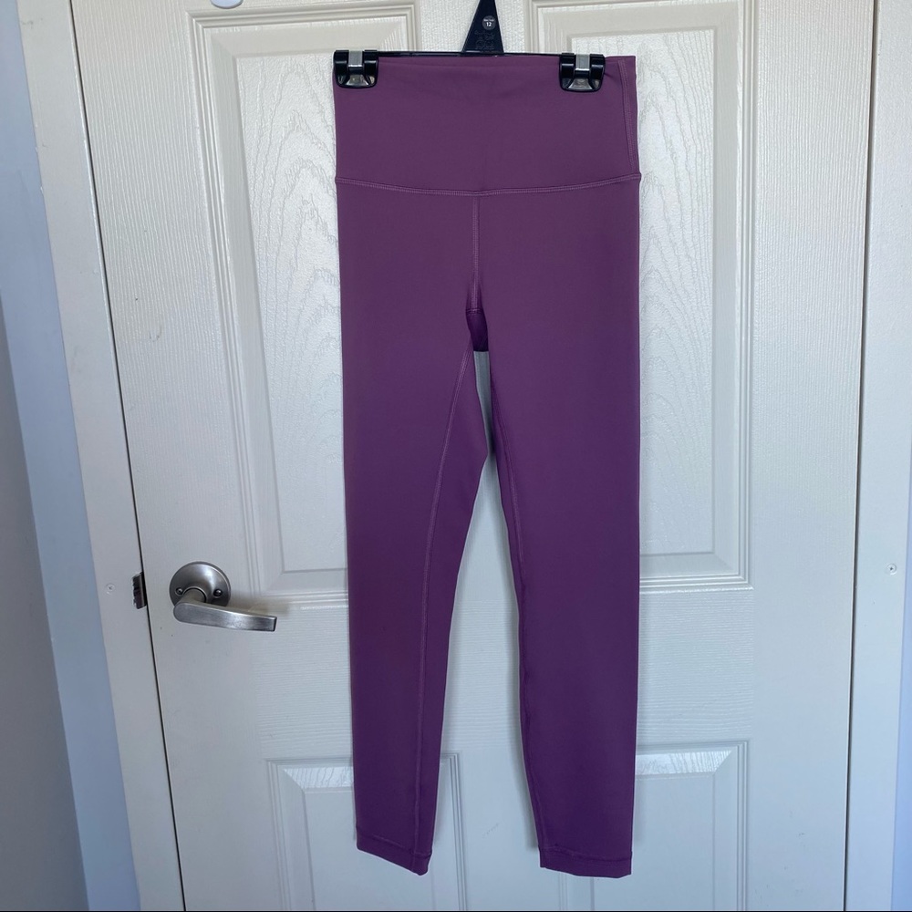 Lululemon Wunder Train High-Rise Tight 25" Vintage Plum Size 4
